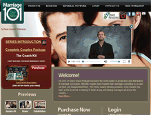 Tablet Screenshot of marriage101online.com